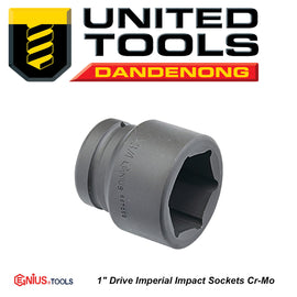 Genius 1" Drive Imperial Impact Sockets Cr-Mo Various Sizes
