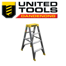 BAILEY PRO ALUMINIUM DOUBLE SIDED BIG TOP LADDER 4 STEP P/N FS13967