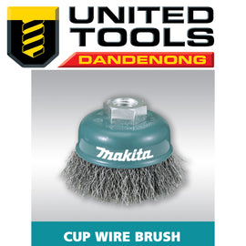 MAKITA CRIMPED CUP WIRE BRUSHE 60MM X M10 P/N D-55077