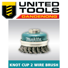 Makita Knot Cup 2 Wire Brush 100 x M14 P/n D-55223