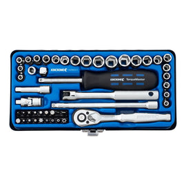 KINCROME SOCKET SET 48 PIECE 1/4" DRIVE - METRIC & IMPERIAL P/N K28001 INC FREE DELIVERY