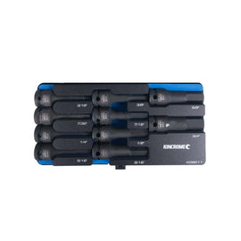 KINCROME HEX IMPACT SOCKET SET 10 PIECE 1/2" DRIVE - IMPERIAL P/N 28211 INC FREE DELIVERY